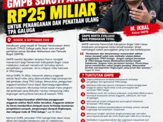 GMPB SOROTI KEBAKARAN TPAS GALUGA, PERTANYAKAN EFEKTIVITAS ANGGARAN PENATAAN Rp25 MILIAR